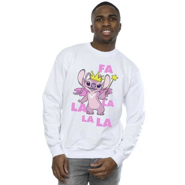 Disney Herr Lilo & Stitch Angel Fa La La Sweatshirt