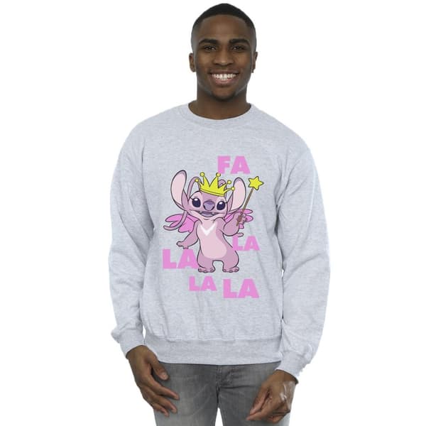 Disney Herr Lilo & Stitch Angel Fa La La Sweatshirt