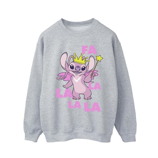Disney Herr Lilo & Stitch Angel Fa La La Sweatshirt
