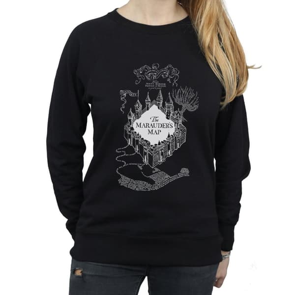 Harry Potter Dam/kvinnor Marauderskartan - Sweatshirt