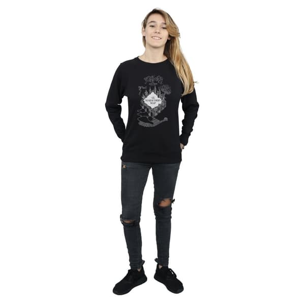 Harry Potter Dam/kvinnor Marauderskartan - Sweatshirt