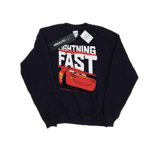Disney Dam/Tjej Cars Lightning Fast Sweatshirt Black L
