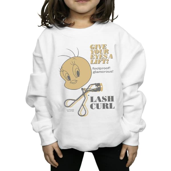 Looney Tunes Tweety Pie Lash Curl-tröja för flickor