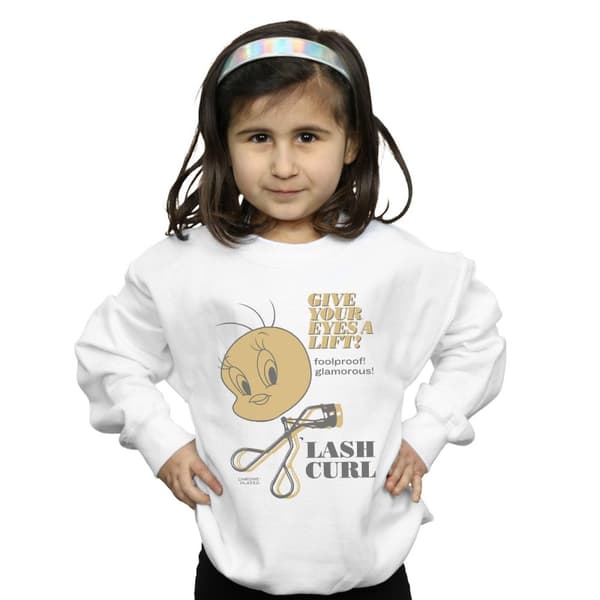 Looney Tunes Tweety Pie Lash Curl-tröja för flickor