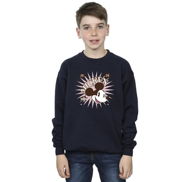 Disney Boys Mickey Mouse Vintage Leads Them All Sweatshirt