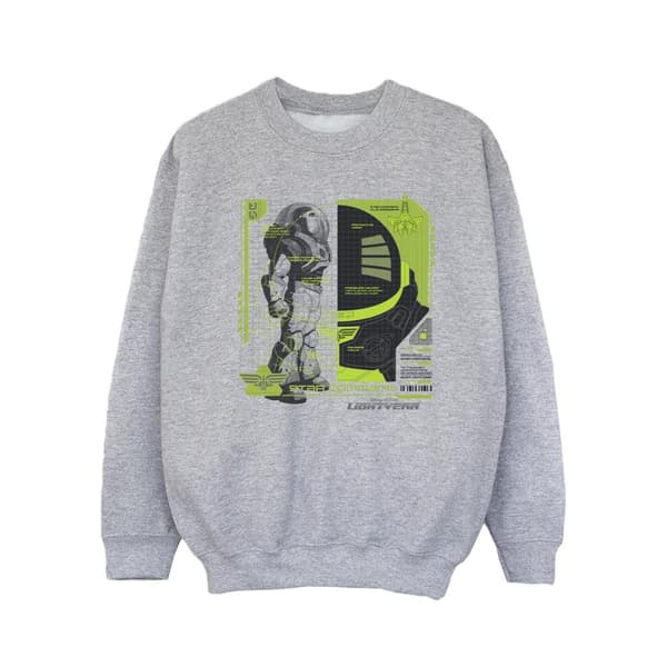 Disney Girls Lightyear Buzz Tech Panel Sweatshirt