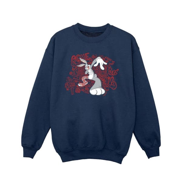 Looney Tunes Girls ACME Doodles Bugs Bunny Sweatshirt