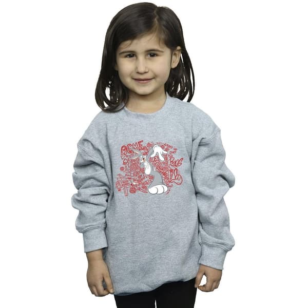 Looney Tunes Girls ACME Doodles Bugs Bunny Sweatshirt