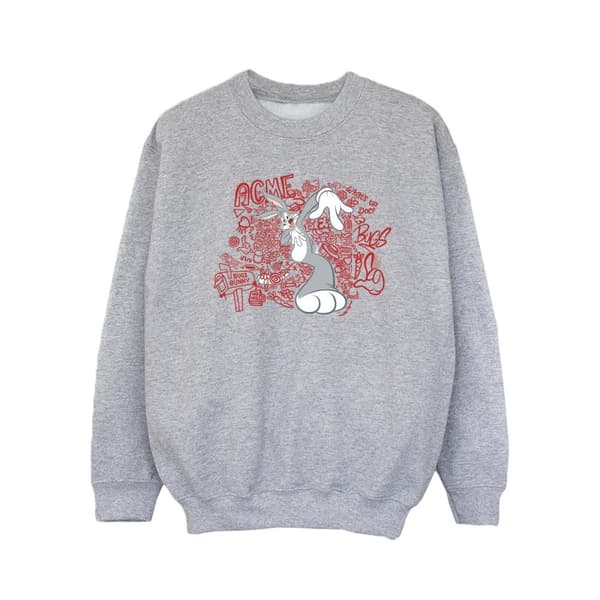 Looney Tunes Girls ACME Doodles Bugs Bunny Sweatshirt
