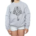 Miniatyrbillede 3 af 5: Harry Potter Girls Dark Mark Crest Sweatshirt