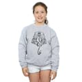 Miniatyrbillede 2 af 5: Harry Potter Girls Dark Mark Crest Sweatshirt