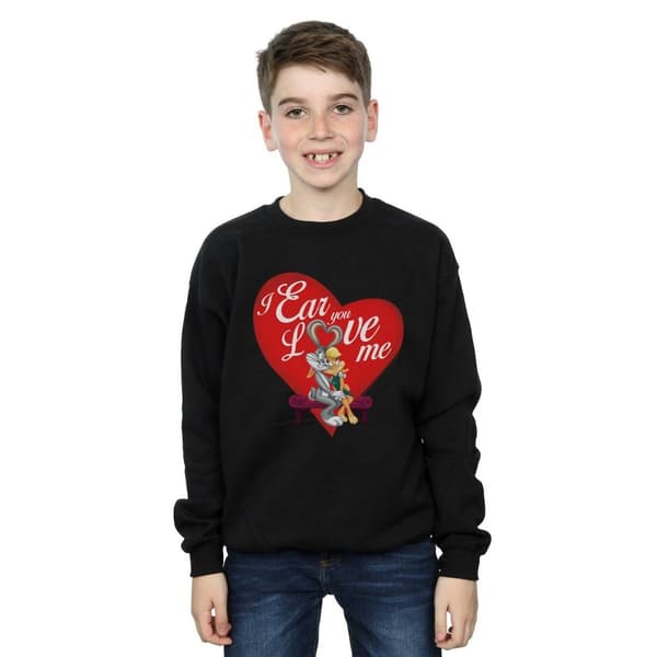 Looney Tunes Boys Bugs Bunny And Lola Valentine´s Day Love Me Sweatshirt