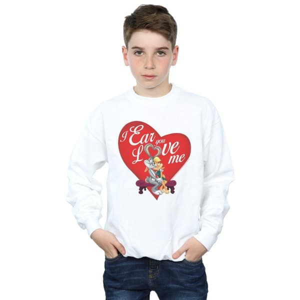 Looney Tunes Boys Bugs Bunny And Lola Valentine´s Day Love Me Sweatshirt