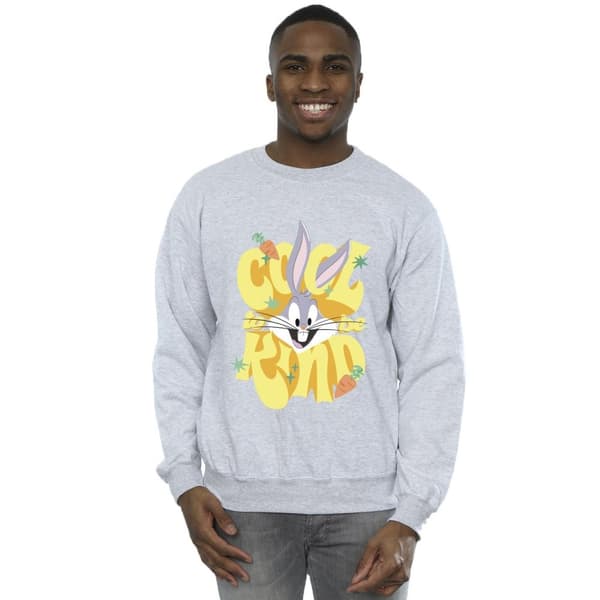 Looney Tunes Mens Bugs Cool To Be Kind Sweatshirt