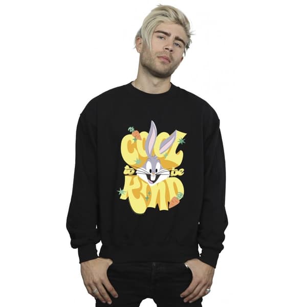 Looney Tunes Mens Bugs Cool To Be Kind Sweatshirt