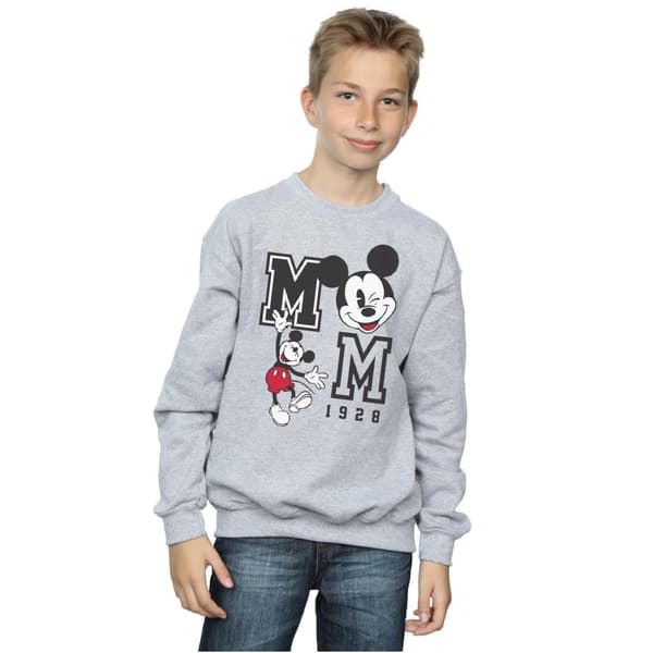 Disney Boys Mickey Mouse Jump And Wink Sweatshirt