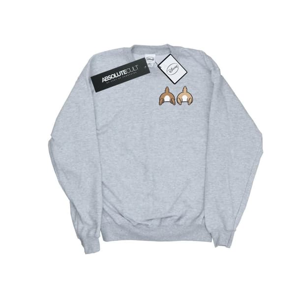 Disney Sweatshirt med brösttryck på baksidan för flickor Chip N Dale