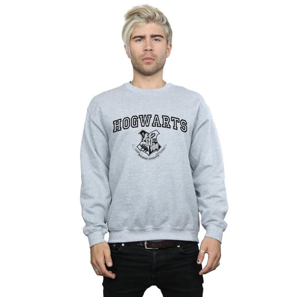 Harry Potter Sweatshirt med Hogwarts-emblem för herrar