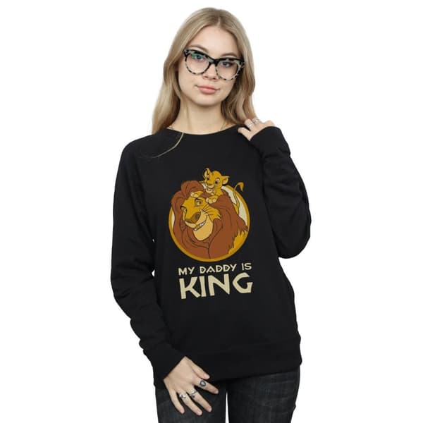 Disney Womens/Ladies The Lion King My Daddy Is King Sweatshirt
