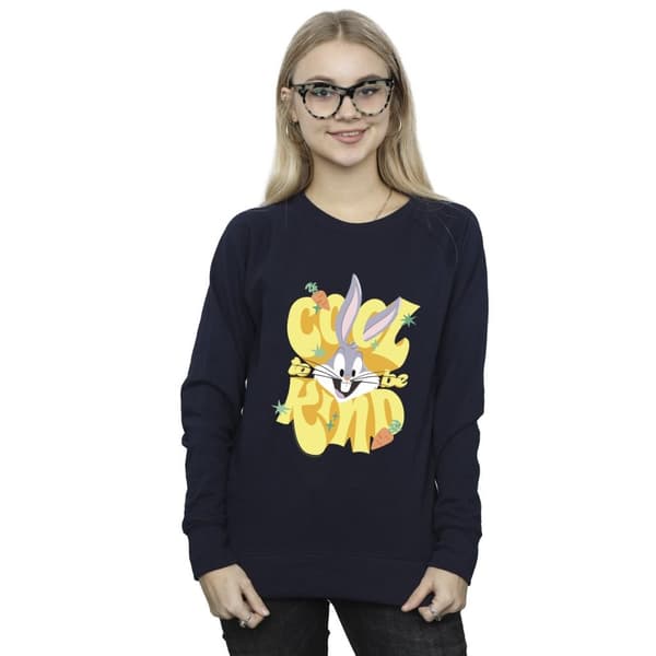 Looney Tunes Sweatshirt - Kvinnor/Damer Bugs Cool To Be Kind