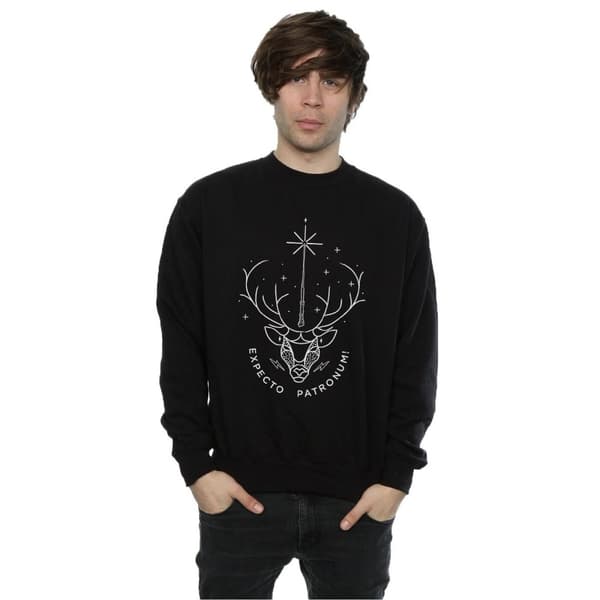 Harry Potter Mens Expecto Patronum Charm Sweatshirt