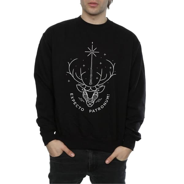 Harry Potter Mens Expecto Patronum Charm Sweatshirt
