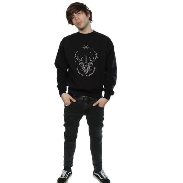Harry Potter Mens Expecto Patronum Charm Sweatshirt
