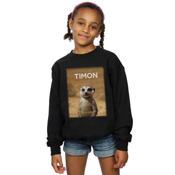 Disney Girls The Lion King Movie Timon Poster Sweatshirt