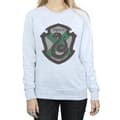 Miniatyrbillede 3 af 5: Harry Potter Womens/Ladies Slytherin Crest Flat Sweatshirt