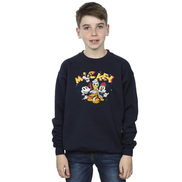 Disney Pojkar Musse Pigg Grupp Sweatshirt