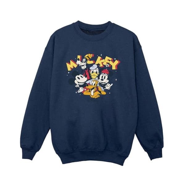 Disney Pojkar Musse Pigg Grupp Sweatshirt