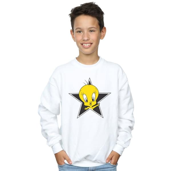 Looney Tunes Boys Tweety Pie Star Sweatshirt