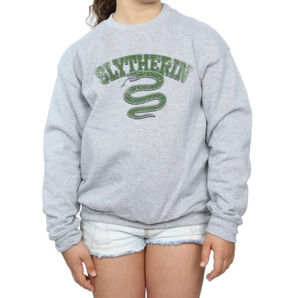 Harry Potter Girls Slytherin Sport Emblem Sweatshirt