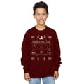 Miniatyrbillede 2 af 3: Harry Potter Boys Christmas Pattern Sweatshirt