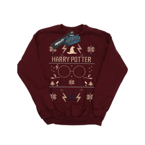 Harry Potter Boys Christmas Pattern Sweatshirt