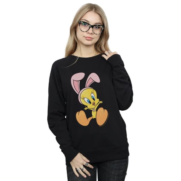 Looney Tunes Womens/Ladies Tweety Pie Bunny Ears Sweatshirt