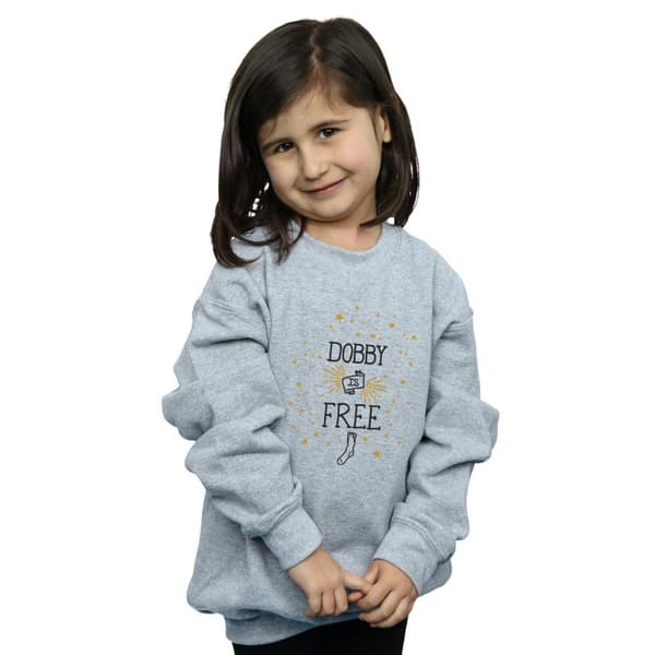Harry Potter Girls Dobby Is Free Sweatshirt