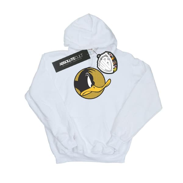 Looney Tunes Daffy Duck - Huvtröja med prickig profil för herrar