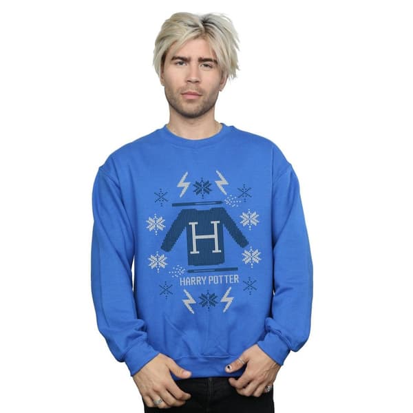 Harry Potter Mens Christmas Knit Sweatshirt