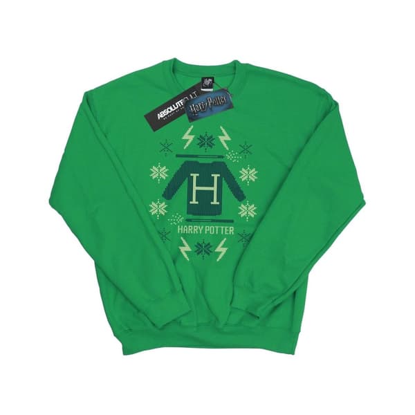 Harry Potter Mens Christmas Knit Sweatshirt