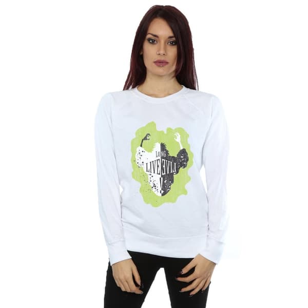 Disney Womens/Ladies The Descendants Cruella Long Live Sweatshirt