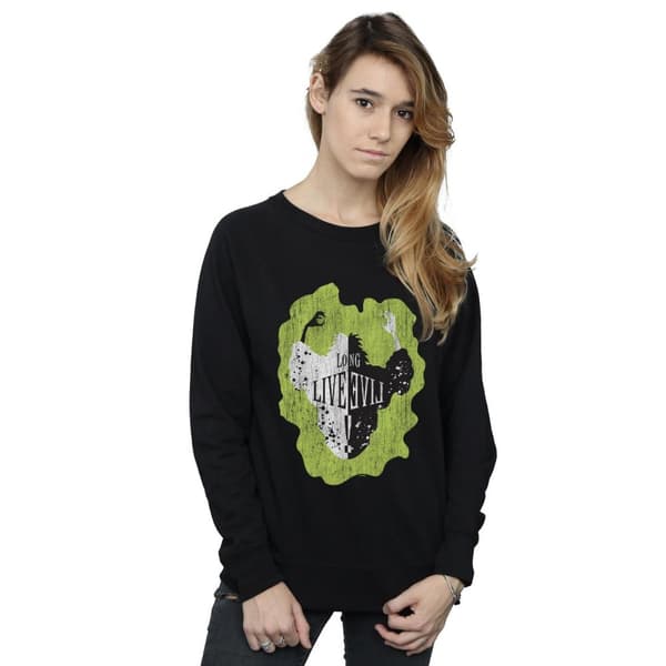 Disney Womens/Ladies The Descendants Cruella Long Live Sweatshirt