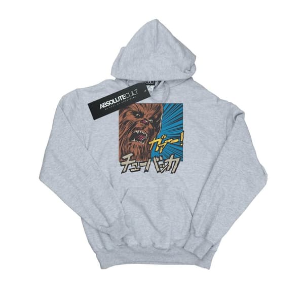 Star Wars Mens Chewbacca Roar Pop Art Hoodie