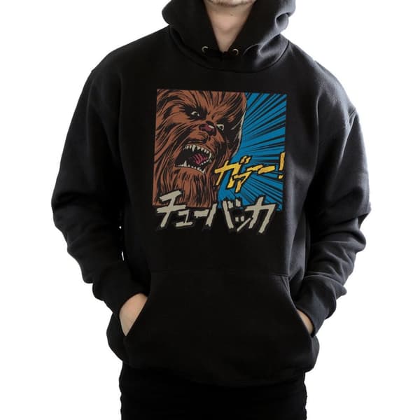 Star Wars Mens Chewbacca Roar Pop Art Hoodie