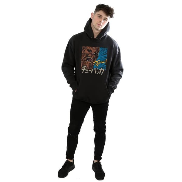 Star Wars Mens Chewbacca Roar Pop Art Hoodie