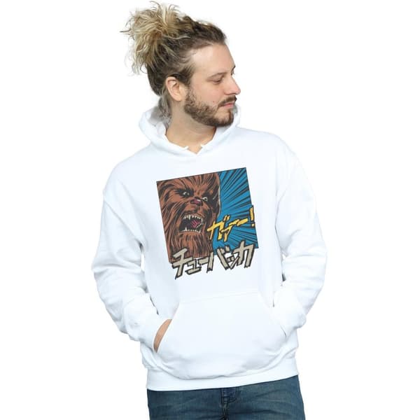 Star Wars Mens Chewbacca Roar Pop Art Hoodie