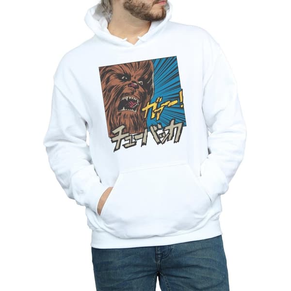 Star Wars Mens Chewbacca Roar Pop Art Hoodie