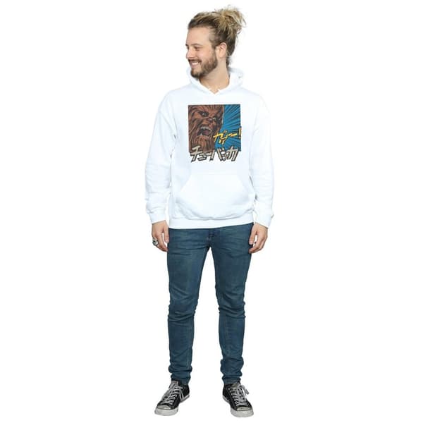 Star Wars Mens Chewbacca Roar Pop Art Hoodie