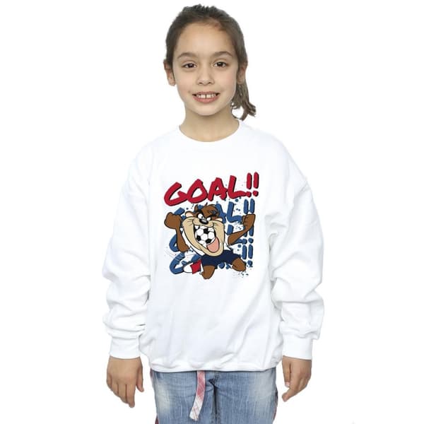 Looney Tunes Girls Taz Goal Goal Goal Sweatshirt
