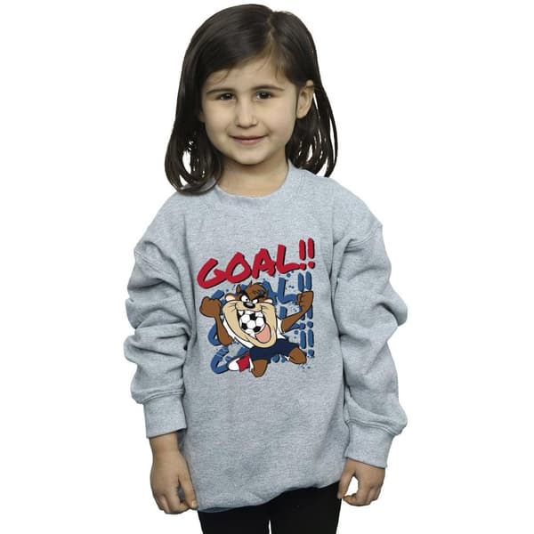 Looney Tunes Girls Taz Goal Goal Goal Sweatshirt